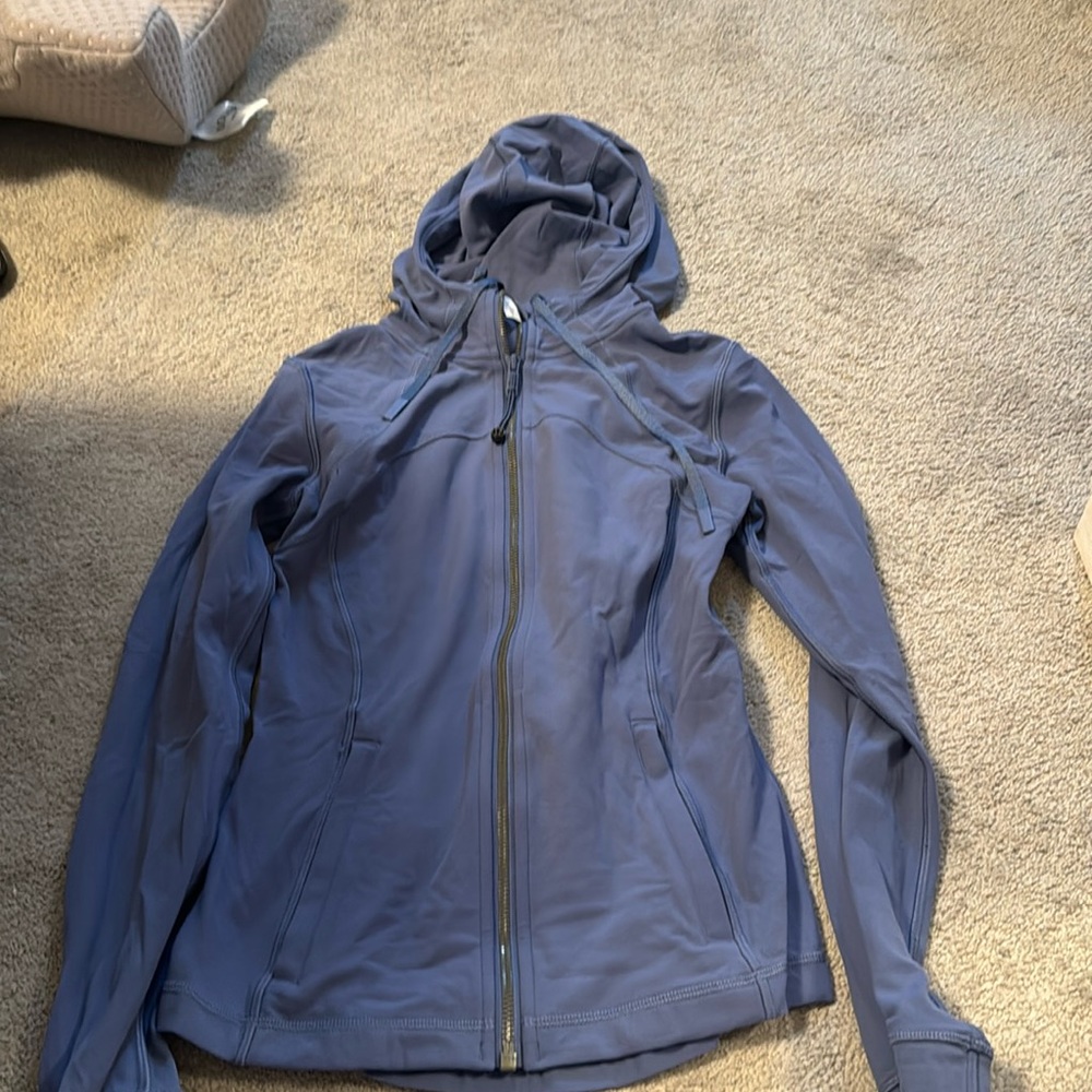 lulu lemon blue zip up